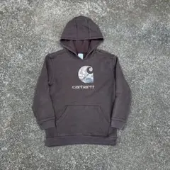 春物　Carharrt カーハート　ブラウン　裏起毛パーカー　レディース