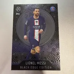 トップスtopps 2022/23 カード　メッシPSG ブラックエディション