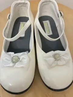 Bio fitter ホワイトフォーマルシューズ　17cm