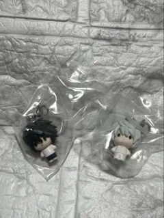 デスノート ニア、L めじるしアクセサリー ガチャガチャ 2個セット 新品未開封