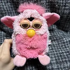 ファービー ぬいぐるみ ピンク　初代　動きます！　平成レトロ　平成　レア　希少品