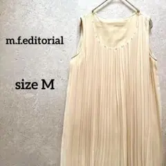 エムエフエディトリアル ワンピース M レース シフォン プリーツドレスのサムネイル