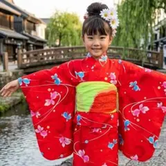 浴衣 兵児帯 下駄 3点セット 金魚柄 - メルカリ