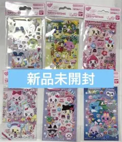 たまもりしーる リフィル ぷっくりシール 全6種 コンプリート　たまごっち