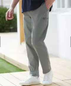 新品タグ付 アーノルドパーマー 接触冷感 ストレッチパンツ　ブルーグレー3Lのサムネイル