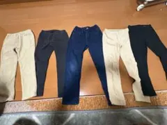 コーデュロイ スリムフィットパンツ 5枚セット