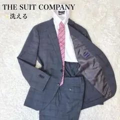 THE SUIT COMPANY スーツ セットアップ グレンチェック 洗えるのサムネイル