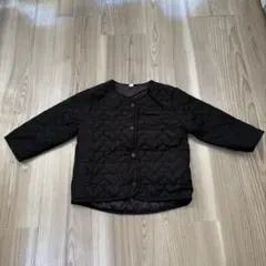 黒いキルティングジャケット 90サイズ