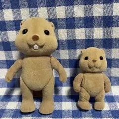 シルバニアファミリー　ビーバー兄弟セット