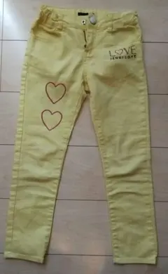 JENNI LOVE♡ イエロー スキニーパンツ 130