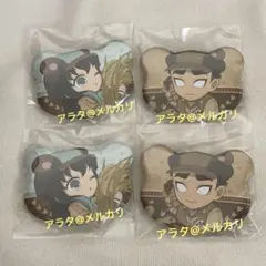 【未開封】鬼滅の刃 時透無一郎 悲鳴嶼行冥 くま缶バッジ 実りの秋祭り2025