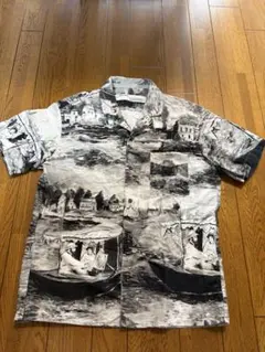 OFF WHITE オープンカラー半袖シャツ　Sサイズのサムネイル