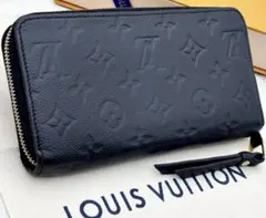 ルイヴィトン アンプラント ジッピー ウォレットブラック