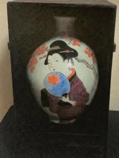 作家作品 ガラス花瓶 桜 お値下げしました。オークションしています