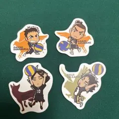 スシローハイキューコラボ限定ステッカー