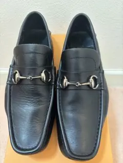 超美品 GUCCI メンズ　ローファー　ドライビングシューズ　（39）26cm