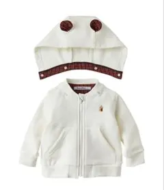 ファミリア（familiar）くま耳　パーカー90 新品未使用