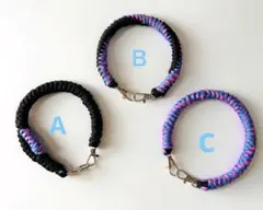 【handmade】パラコード スマホハンドストラップ黒　男女兼用　アクセサリー