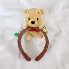 【美品】ディズニー プーさん ぬいぐるみカチューシャ カチューシャ