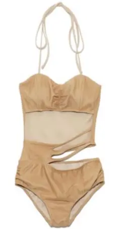 【SNIDEL】フリルワンピスイムウェア スナイデルアイボリー　新品未使用　即配 楽天市場】SALE30%OFF スナイデル SNIDEL フリルワンピスイムウェア