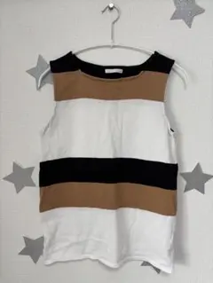 MULUA レディス　ノースリーブ　ニット