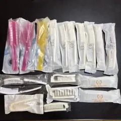 【新品・未使用】ホテルアメニティ ヘアブラシ 使い捨て 18点セット