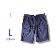【各種割引】coen ストレッチ ハーフ ショート パンツ ネイビー Lのサムネイル