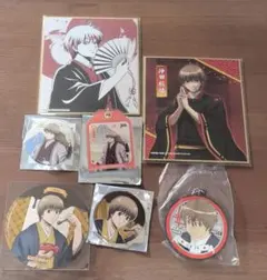 銀魂展 コレクション缶バッジ 入場特典 アクリルフィギュア 坂本 陸奥