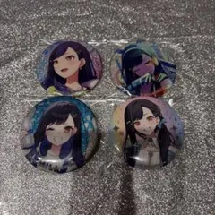 プロセカ 白石杏 グリッター缶バッジ 感謝祭