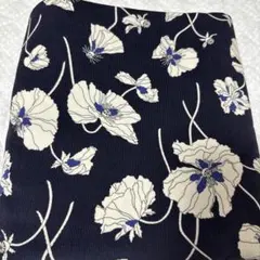 リバティ　コーデュロイ　フラジャイル・ブルームス　ネイビー　コール天　2.4m