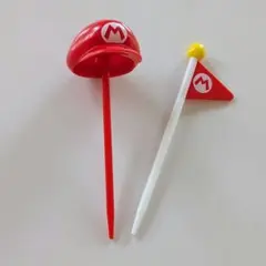 USJ ユニバーサルスタジオジャパン　キノピオカフェ　マリオのピックセットのサムネイル