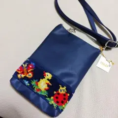 フェイラー （学校フェイラー）スマホショルダーバッグ ネイビー