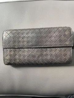 BOTTEGA VENETAレザー 編み込み 長財布