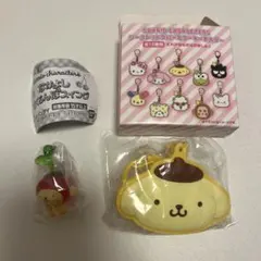 ポムポムプリン まとめ売り さくらんぼスイング ラバーミラーキーホルダー