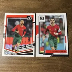 Cristiano Ronaldo Donrussカード2枚セット