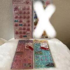 おぱんちゅうさぎ りったいシール1枚 タイルシール2種類セット