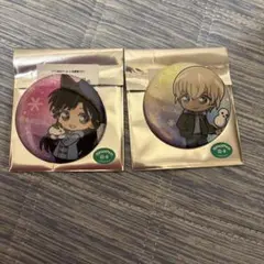 名探偵コナン 毛利蘭 安室透　リアル脱出ゲーム 缶バッジ