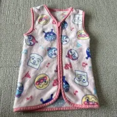 アンパンマン　フリーススリーパー　ピンク　1、2歳相当