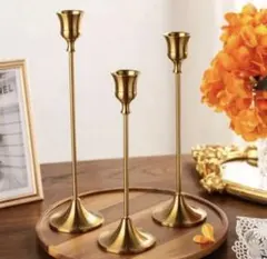 大人気キャンドルスタンド　3セット　ゴールド