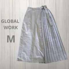 GLOBAL WORK◇◆ロングスカート ベージュ Ⅿサイズ