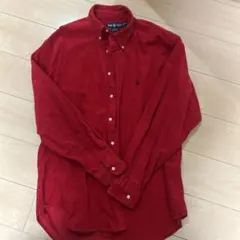 Ralph Lauren BLAIRE XL コーデュロイシャツ レッド