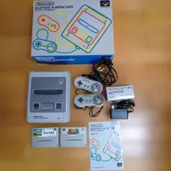 Nintendo Super Famicom 本体セット　ソフト2本付き