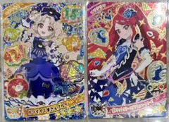 ひみつのアイプリ カワイイくまさんブルー タマキ　カルテットスター サクラ