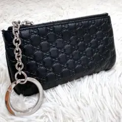 美品✨GUCCI グッチ コインケース 小銭入れ マイクロシマ 黒 ブラック