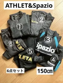 ATHLETA トレーニングウェアセット 黒