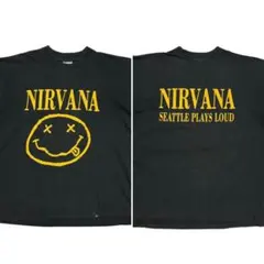 t2818 【ニルバーナ】 90s come as your 黒 半袖Tシャツ - メルカリ