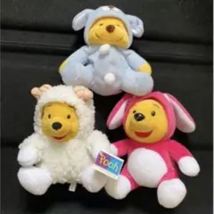 プーさん　着ぐるみ ぬいぐるみ ３点セット