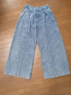 ワイドパンツ デニム Lサイズ