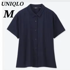 【極美品】ユニクロ　レーヨンブラウス　半袖　イージーケア　春服　シャツ