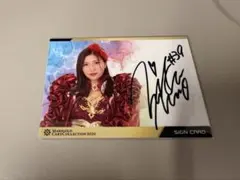 女子プロレス　マリーゴールド　直筆サイン入りカード　青野未来　トレカ 女子プロレス マリーゴールド 直筆サイン入りカード 青野未来 トレカ